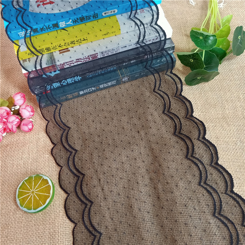 23cm African mesh soft lace fabric for garment accessories E3128