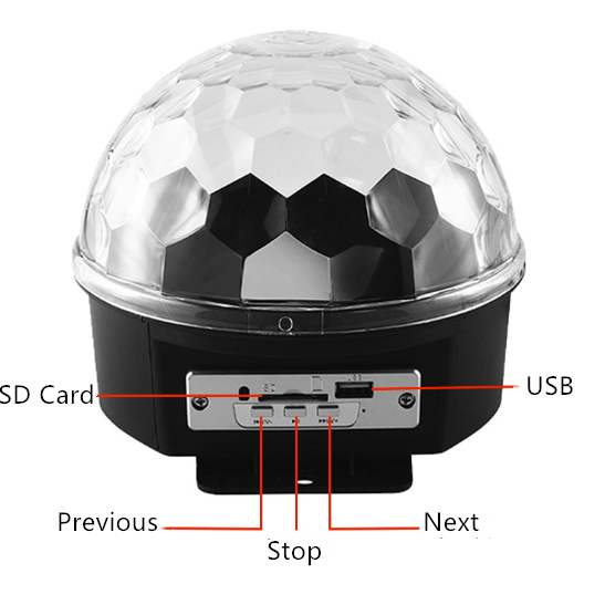 3D MP3 с вилкой EU US UK AU 10 Вт с пультом дистанционного управления RGB светодиодные сценические световые эффекты для вечеринки клуба волшебный шар лазерный стробоскоп