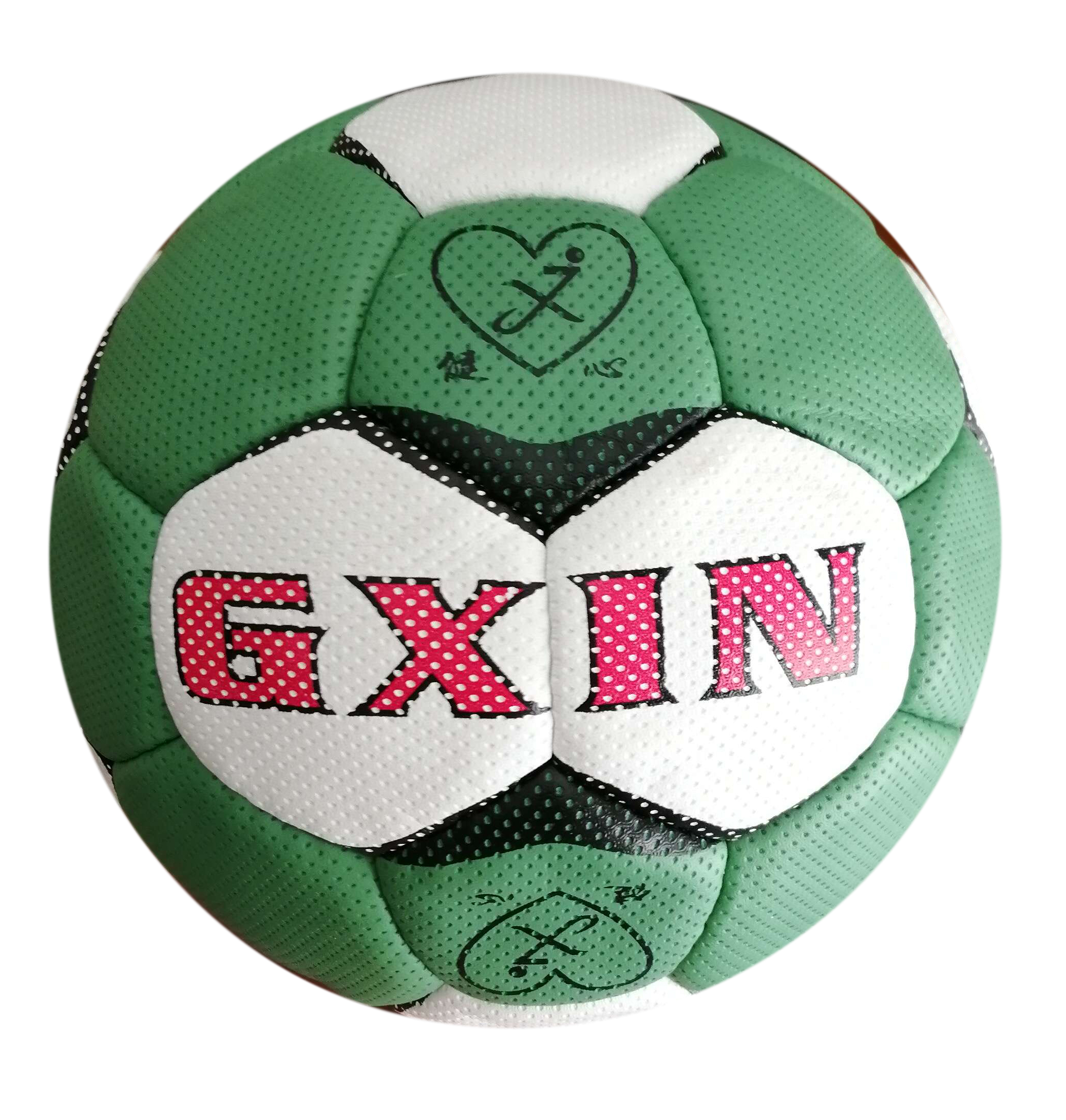 New Design High Quality Handball OEM Colorful PU Leather Handball for Playing Green Orange Customize Sport Blue Ball Training