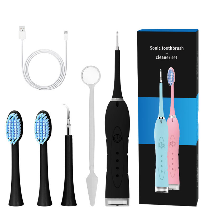 Powerful Ultrasonic Electric Toothbrush Tooth Cleaning brush device USB Tooth Calculus Remover Stains Tartar