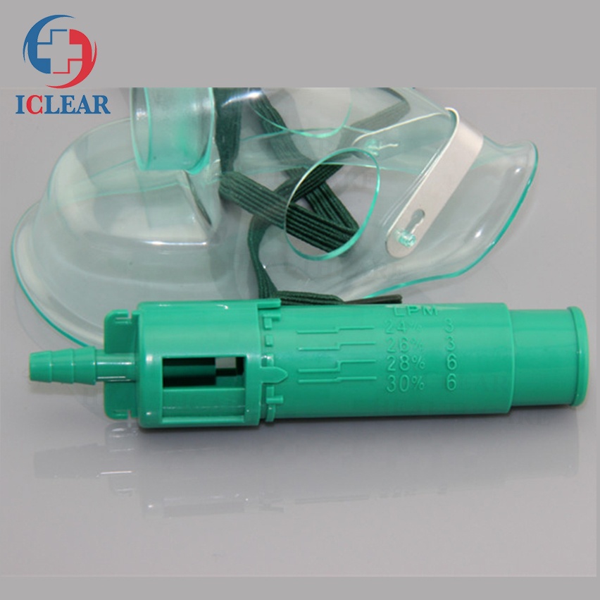 Medical Adjustable Oxygen Concentration Multi-vent Venturi Mask