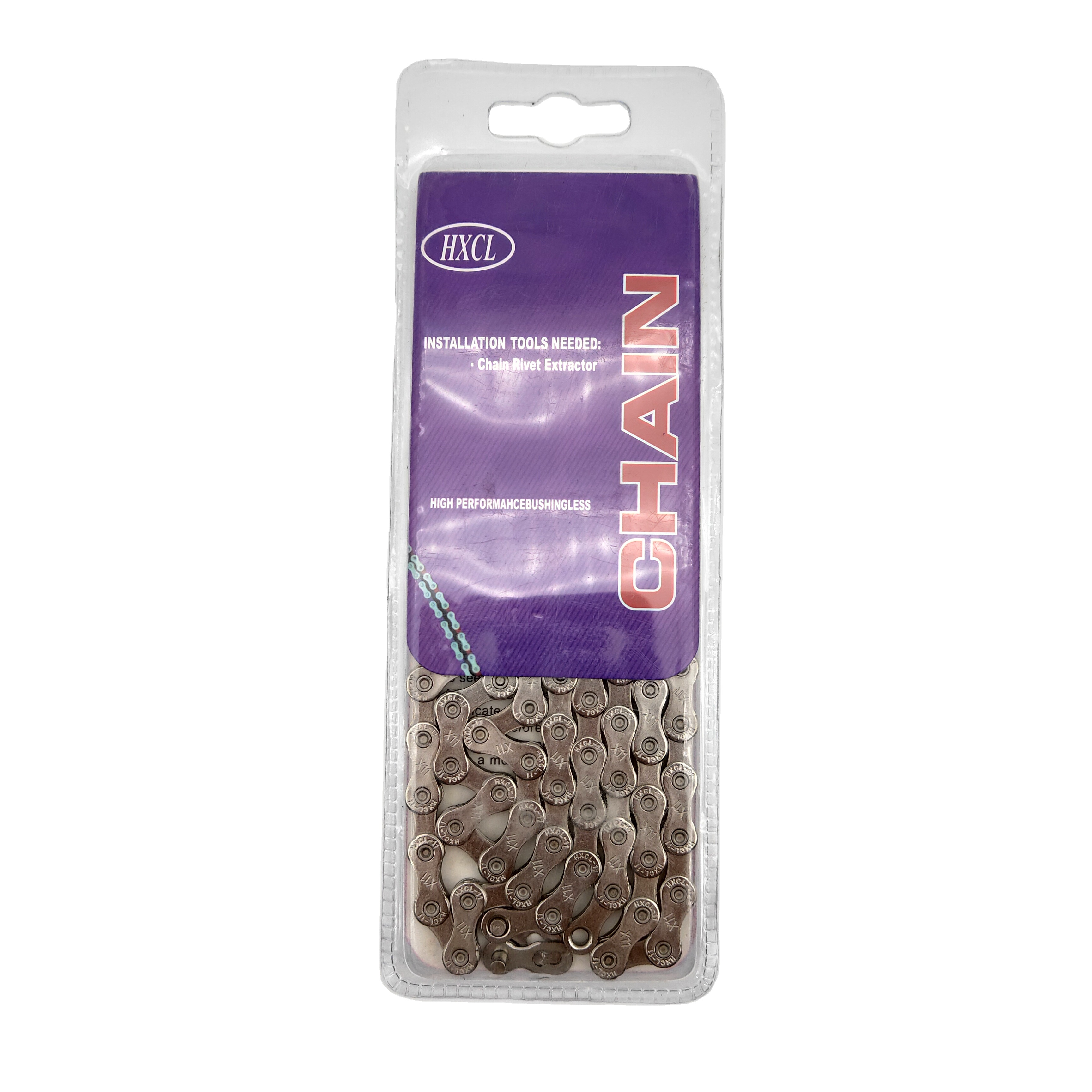 Hengxing all silver 11 speed mountain bike chain is of high quality and beautiful appearance