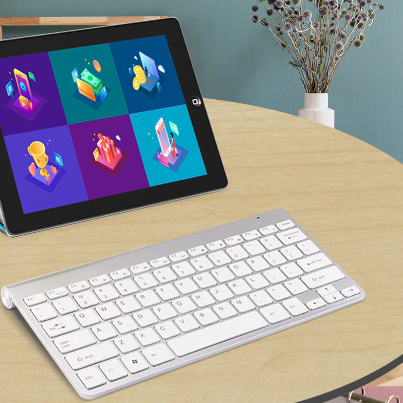 Ultra Thin Mini Keyboard Combination Support for Win IOS Android 2.4Ghz Wireless Keyboard And Mouse Combo Set