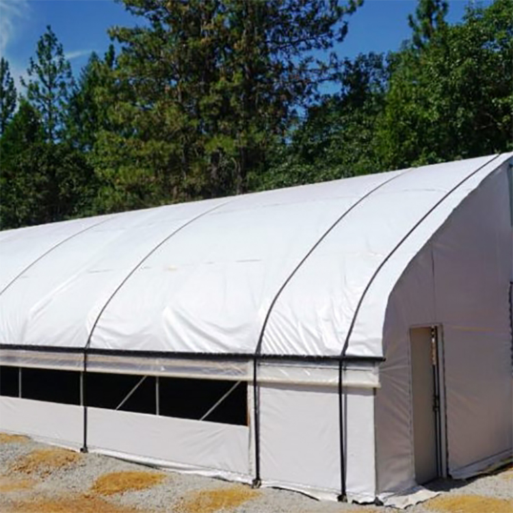 Hangmei 30ft*100ft Commercial Hemp medical plants blackout light deprivation greenhouse