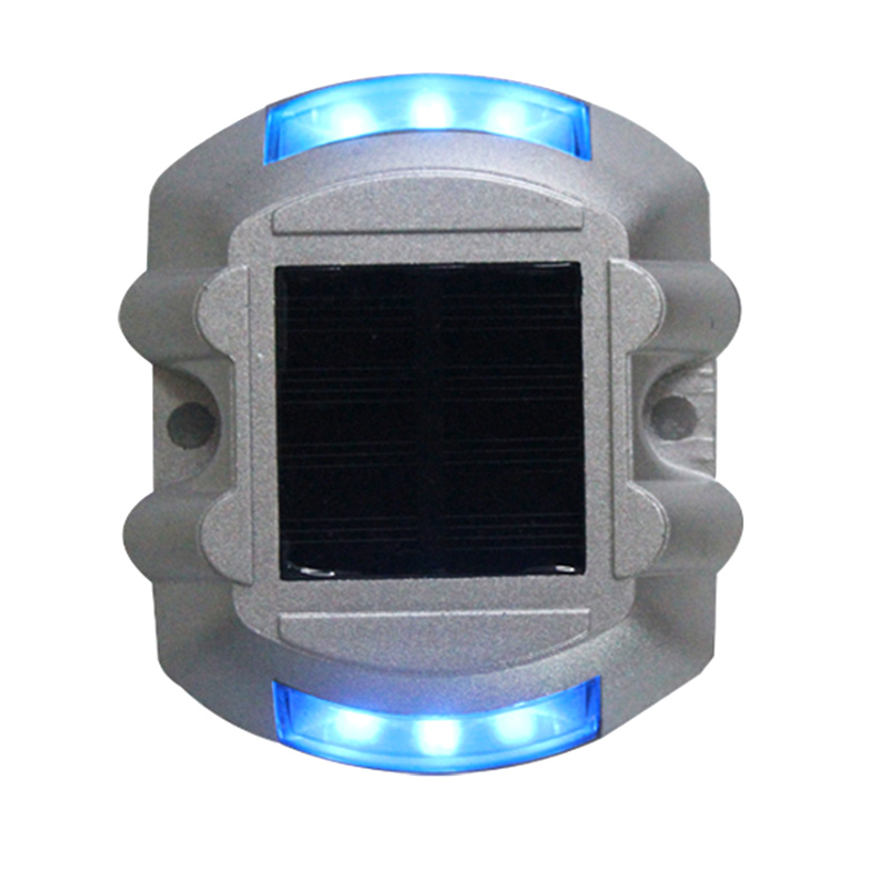 Solar Waterproof Outdoor Highway Driveway Pathway Yard Garden Step LED Flashing Road Stud Cat Eyes Marker Light