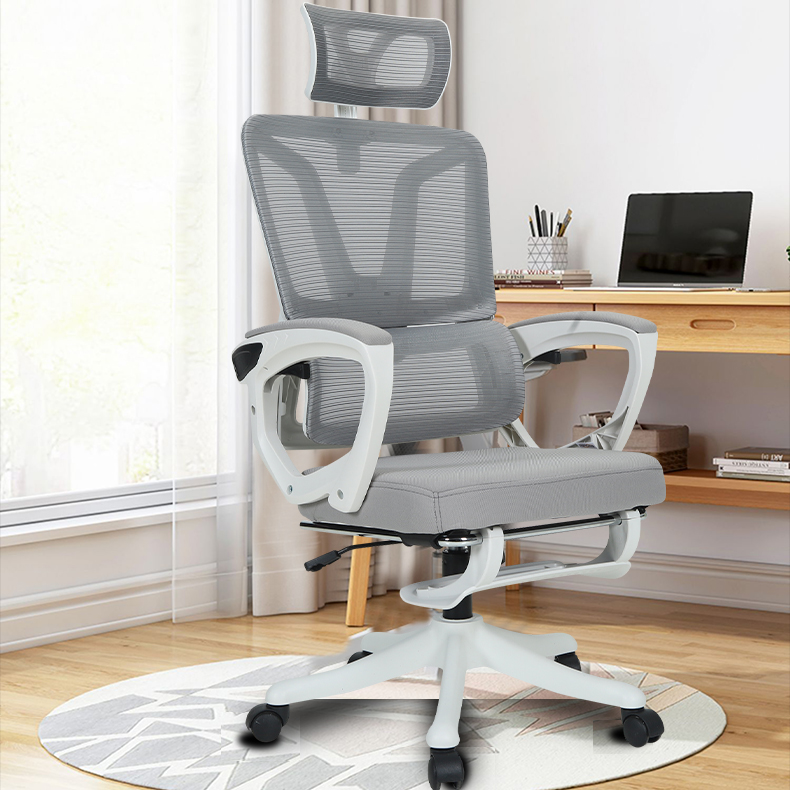 Modern Executive Office Chair Comfortable Swivel Recliner with Adjustable Headrest High Back Mesh Design at an Price