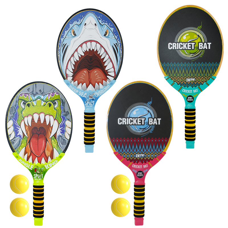 2021 Hot Sale Children's Squash Racket Pickball Toy Tennis Beach Sports Double Outdoor Sports Equipment Squash Rackets Fitness