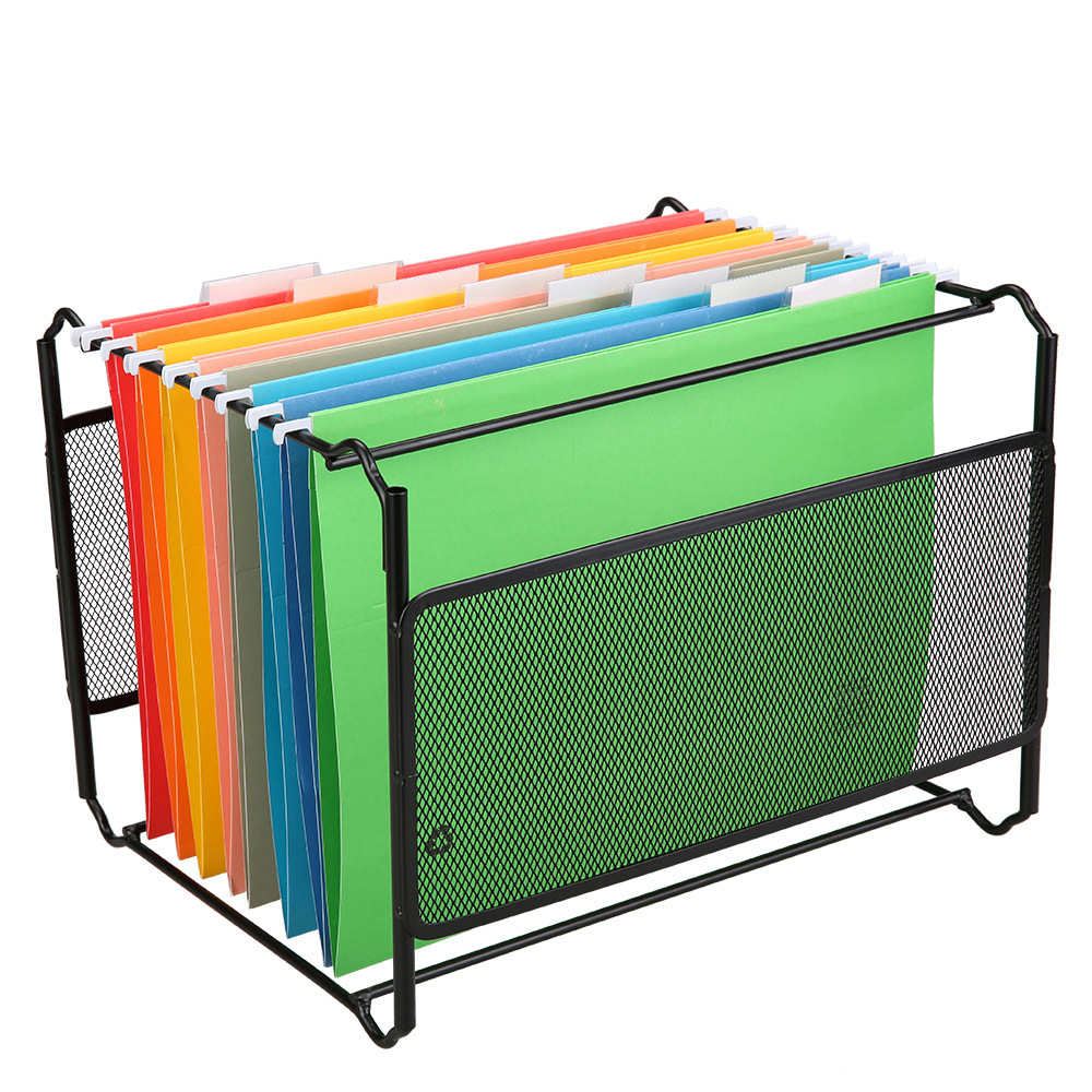 Stationery Items Thickened Paper Iron Hook Hanging Clamps Custom FC A4 Size Paper Suspension File Hanging Folders