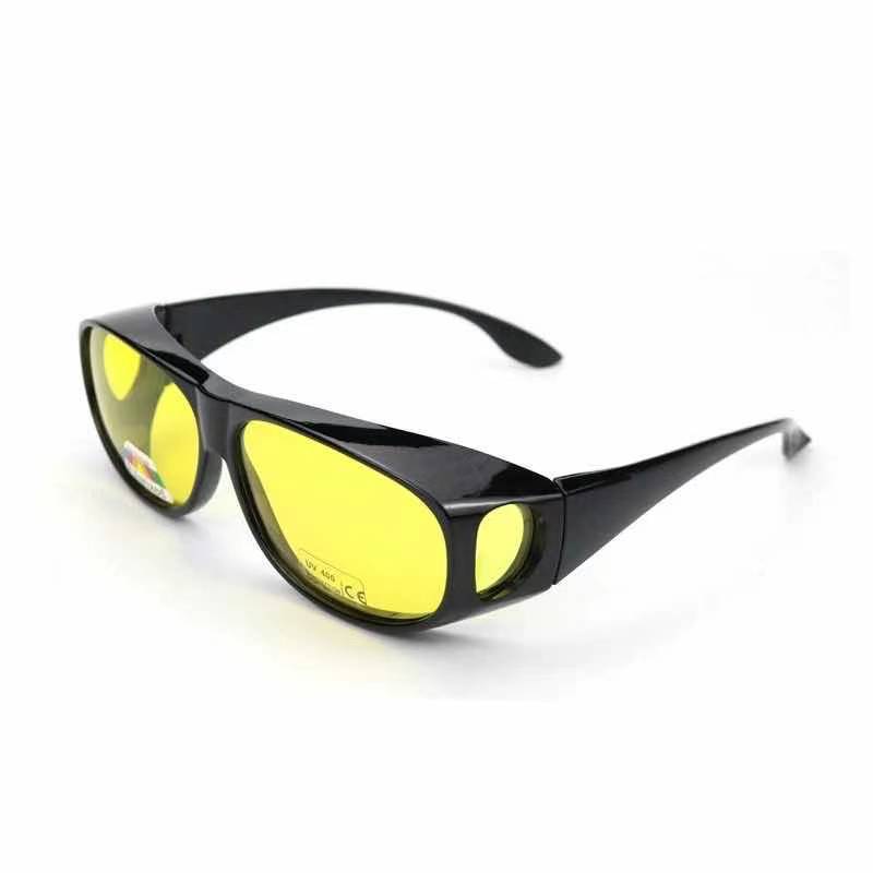 Men's night vision polarized lens driving anti-glare sunglasses dustproof riding glasses adult sunglasses