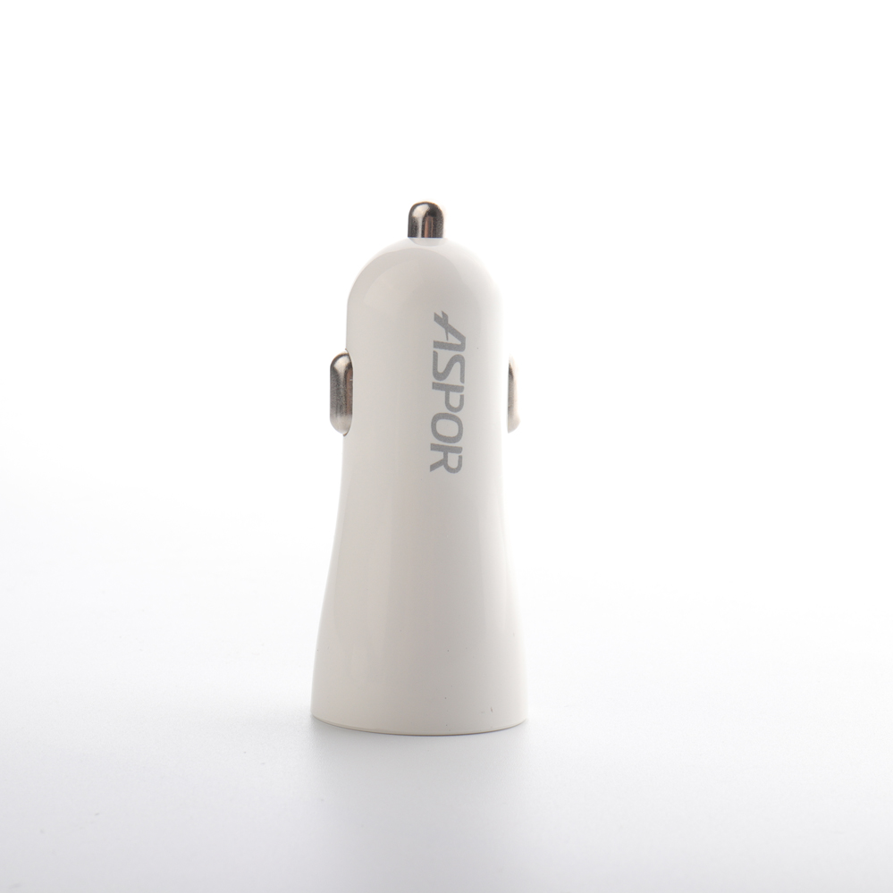 ASPOR высококачественное умное автомобильное зарядное устройство 2.4A IQ 2USB с подсветкой