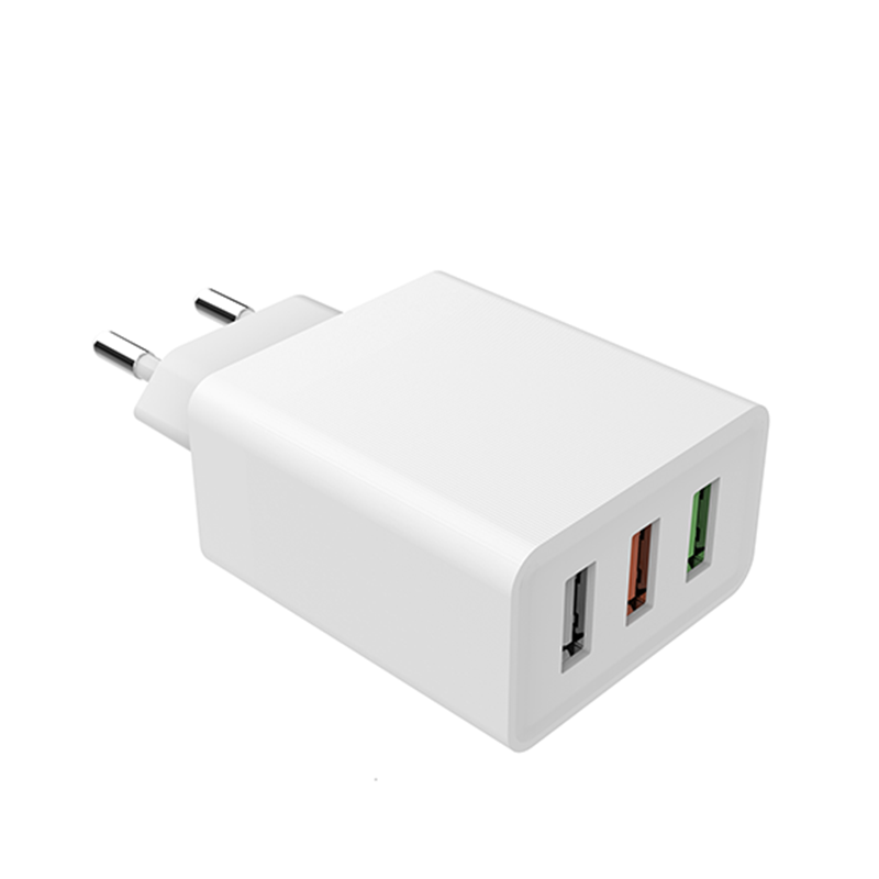 Горячая Распродажа, лучшее качество, 3 USB-порта, 4,8 А, настенное зарядное устройство для быстрой зарядки, адаптер питания с европейской вилкой