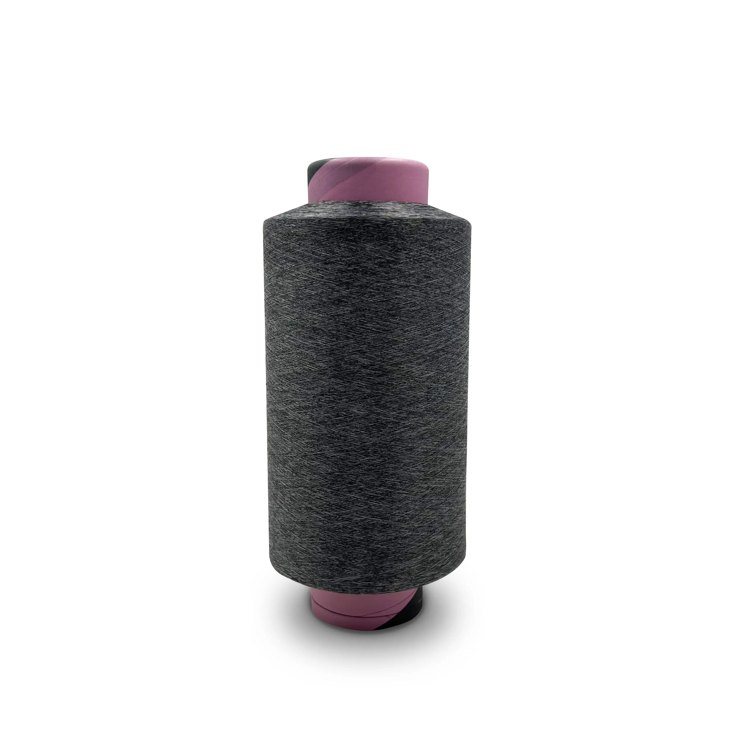150d S Z Heather Grey 100% Polyester Yarn Ab Blended Yarn Melange Yarn For Seamless Underwear
