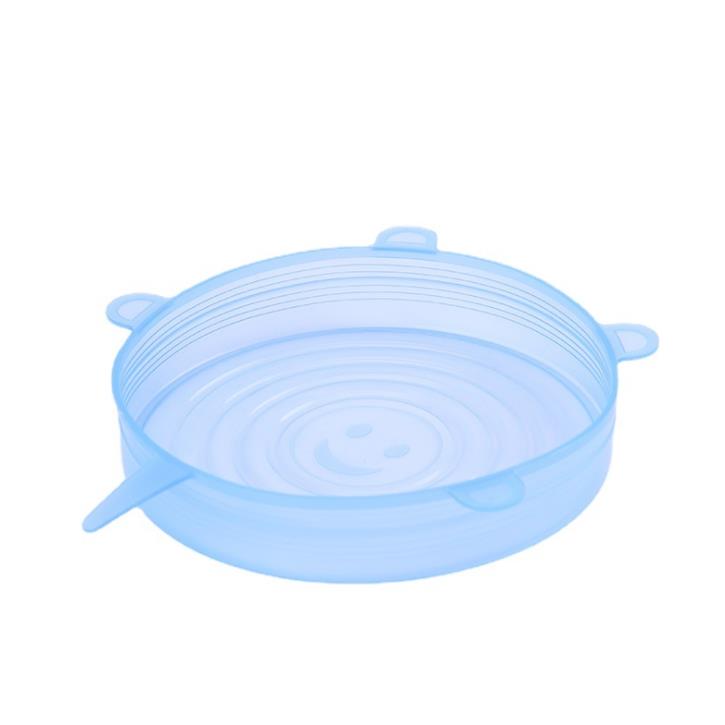 Round Shape Fresh-keeping Cover LFGB 6 Sets Refrigerator And Microwave Sealed Fresh-keeping Film