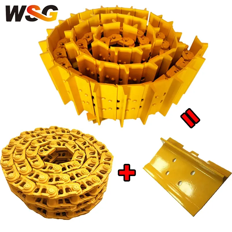 Bulldozer Spare Part D4C D4D D4H D50 D6N D6R D65 D7G D7H D85 D8N D9N Excavator And Bulldozer Track Shoe Group Assembly