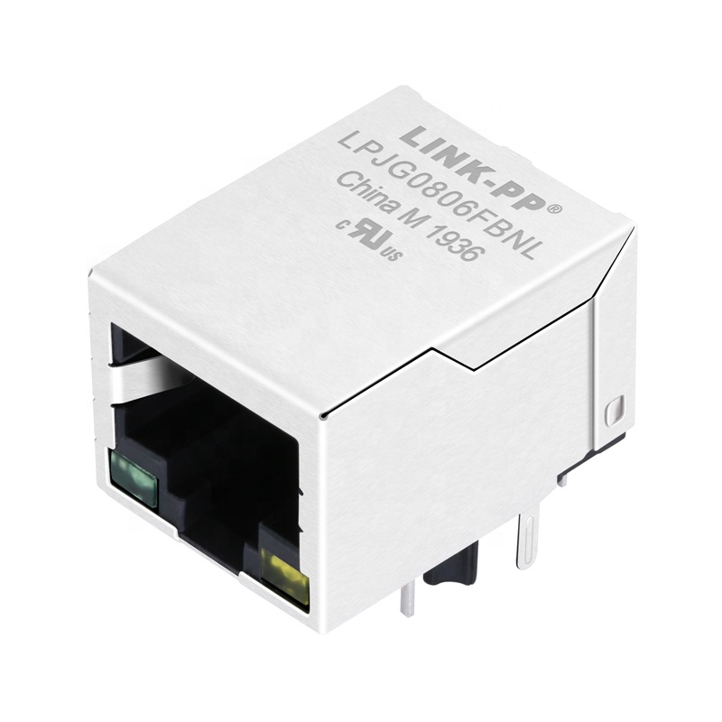 HR911130A 1000 Base-T печатного монтажа разъем 8-контактный разъем RJ45