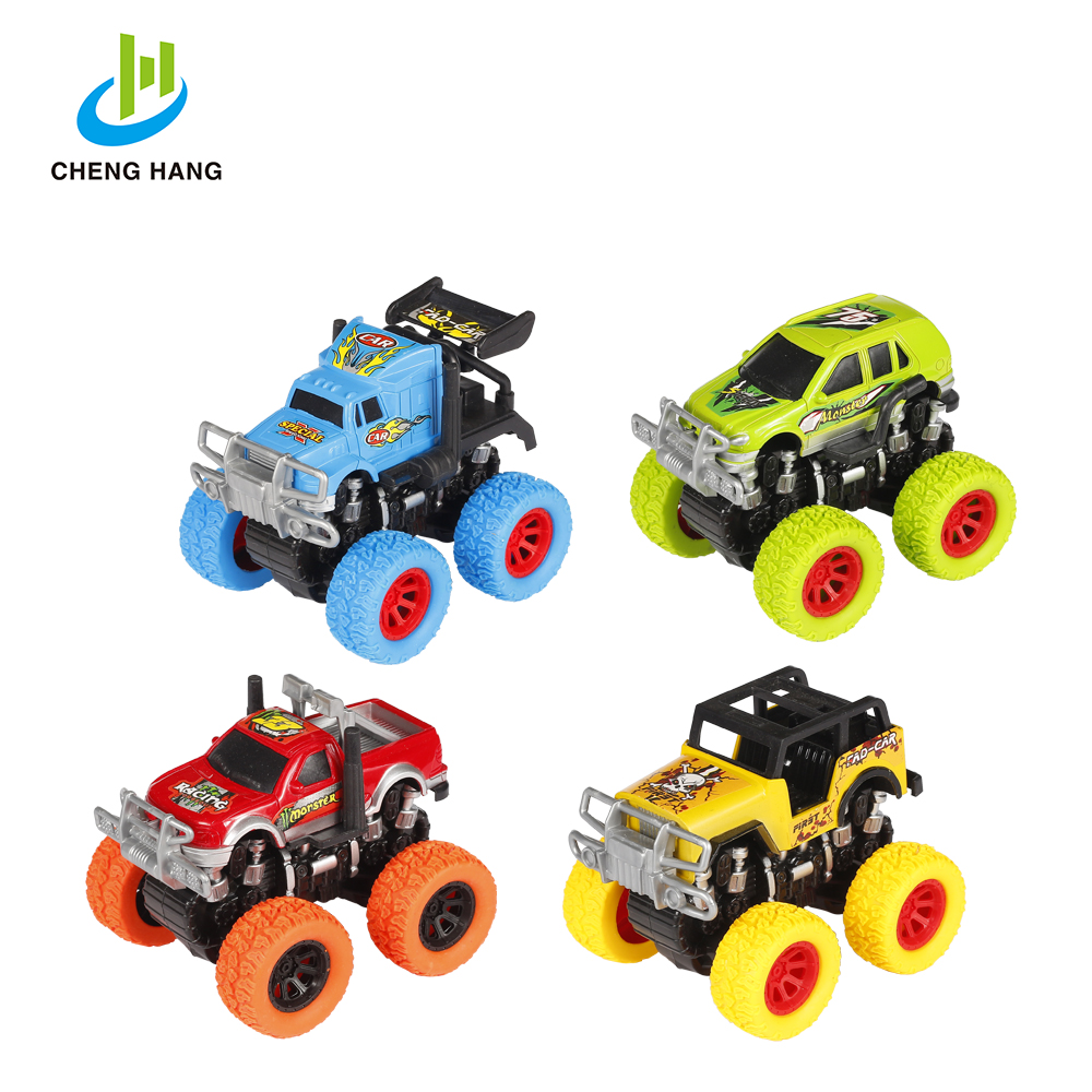 8pcs 4WD трения Powered Off Road Грузовик игрушка инерционная машина игрушки