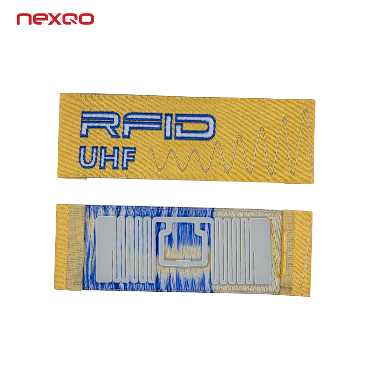 Высокое качество пользовательский печатный логотип UHF RFID тканевая этикетка наклейка
