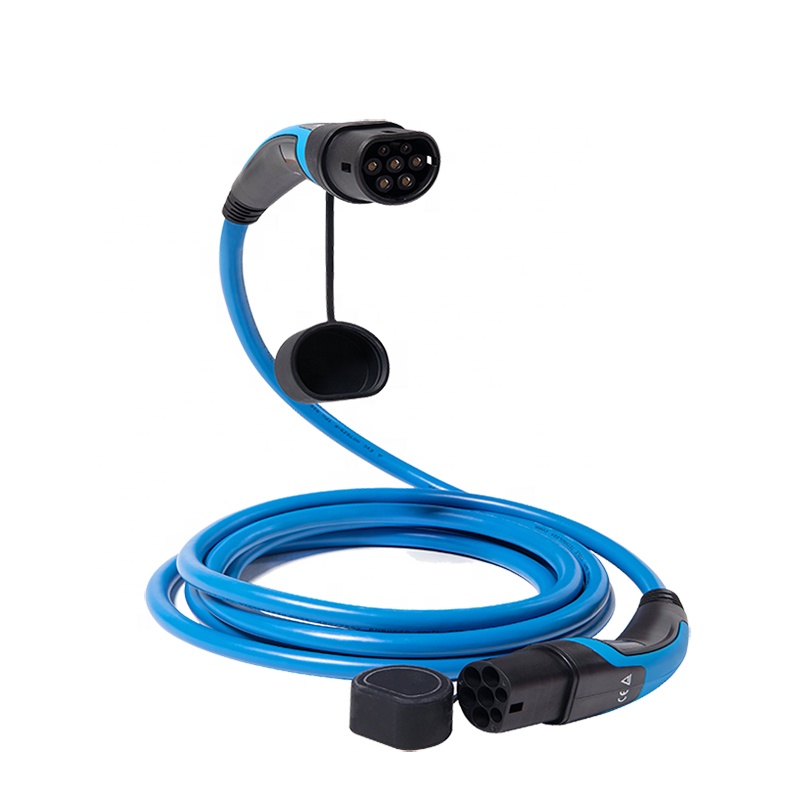 tesla adapter Type 2 for car charging Cable adapter ev chaeger cable connector type 2 to type 2 ev charging cable 32a