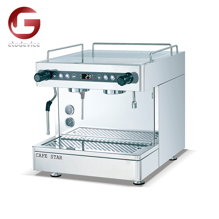 New Type Cappuccino Or Latte Coffee Making Machine Double Group Commercial Espresso Coffee Machine for European Standard