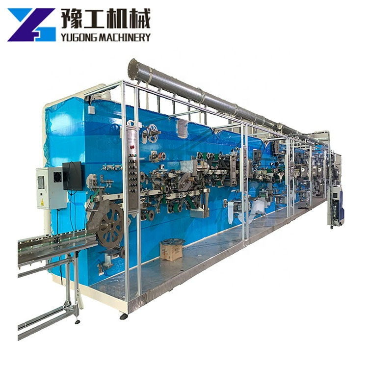 China Manufacturer Automatic Sanitary Pads Napkin Making Machine