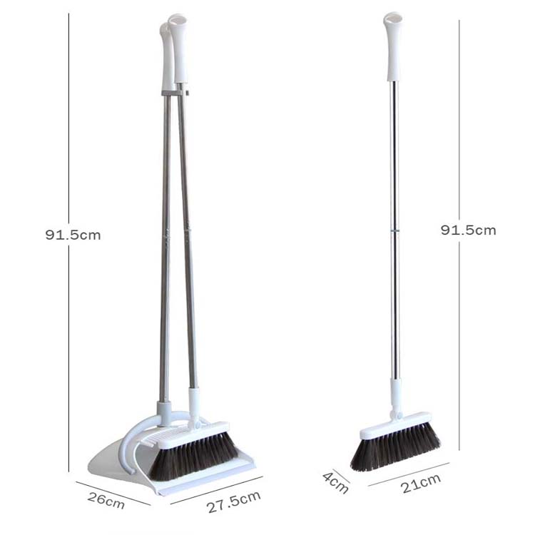 Wholesale Long Handle Plastic Broom And Dustpan Set