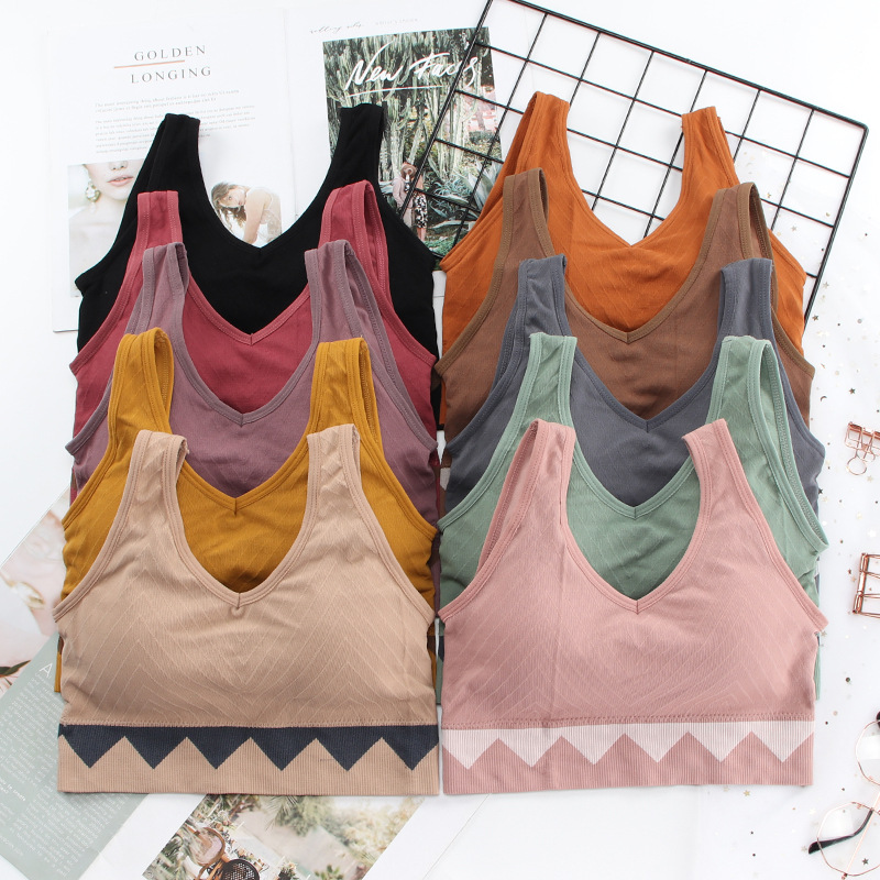 Oem Fitness Women Training Top Padded Removable Yoga Sport Bra With Factory Prices