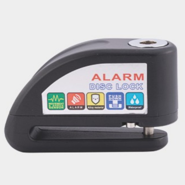 110dB Motorcycle Alarm Lock Zinc Alloy Motorbike anti-theft lock electric bike brake disc alarm disc brake lock