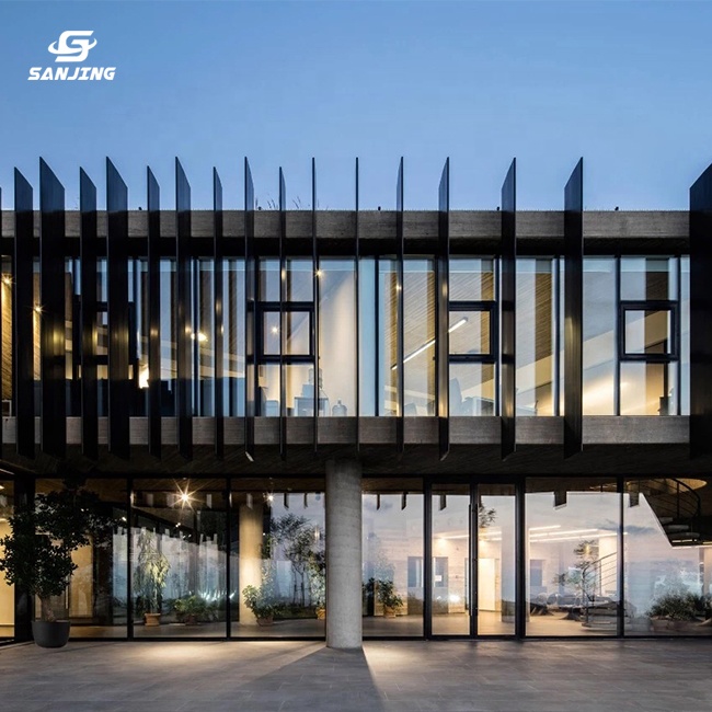 curtain wall thermal break argon gas glass curtain wall