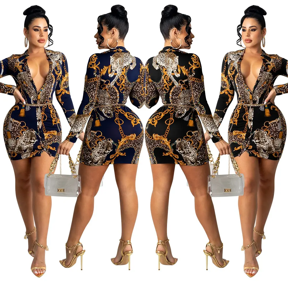 Summer Dress Sexy Casual Dress Stripe Short Sleeve Comfortable Oversize Women's Leopard Print Dress