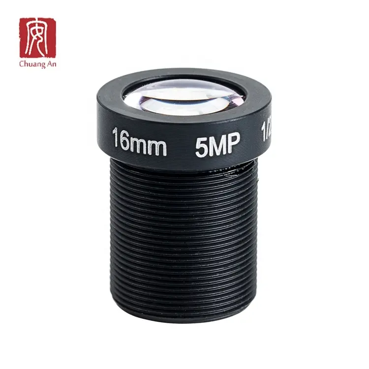 Board Lens 16mm M12 CCTV Lens for 1/2.5 inch 5MP CCTV Camera