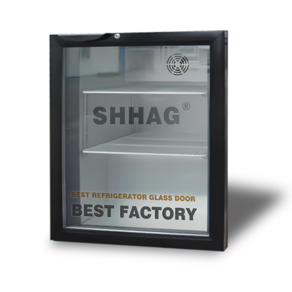 commercial refrigerator spare parts heating glass door Mini High Quality Energy Drink Cooler Freezer Parts for Shop Customized