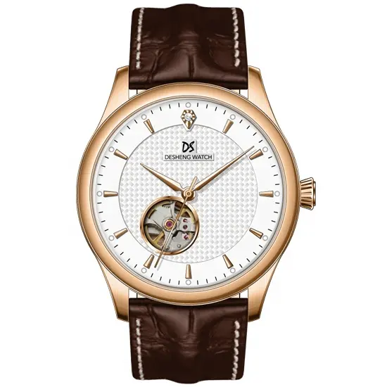 Automatic 8821 Tourbillon Movement Gold Business Waterproof Luxury Men Wrist Mechanical Watches