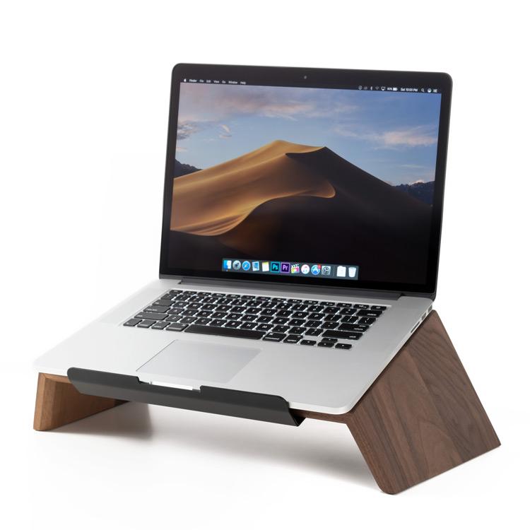 Amazon Best Selling Products Office Storage 100% Bamboo Wood Desktop Portable Laptop Computer Stand Holder