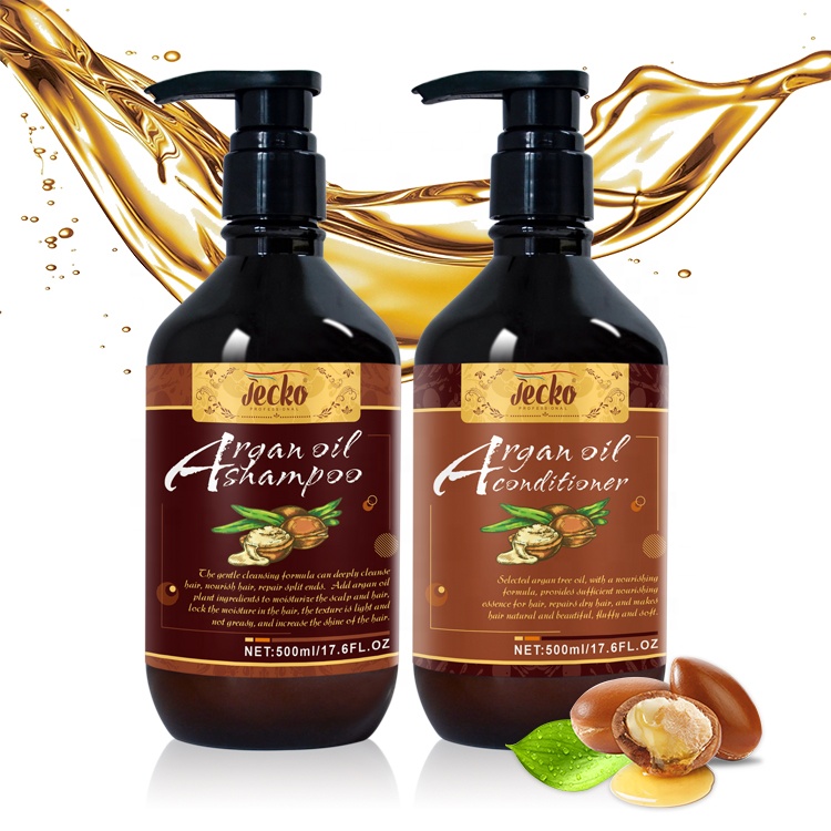 Natural organic Sulfate-free No Silicone argan oil shampoo and conditioner