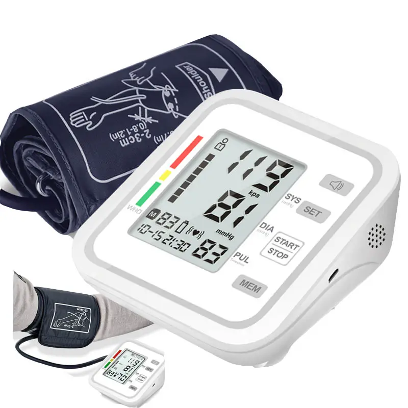 smart Arm Blood Pressure Monitor meter Cuff Medical Nurse Device Sphygmomanometer Blood Pressure Home Health Detector machine