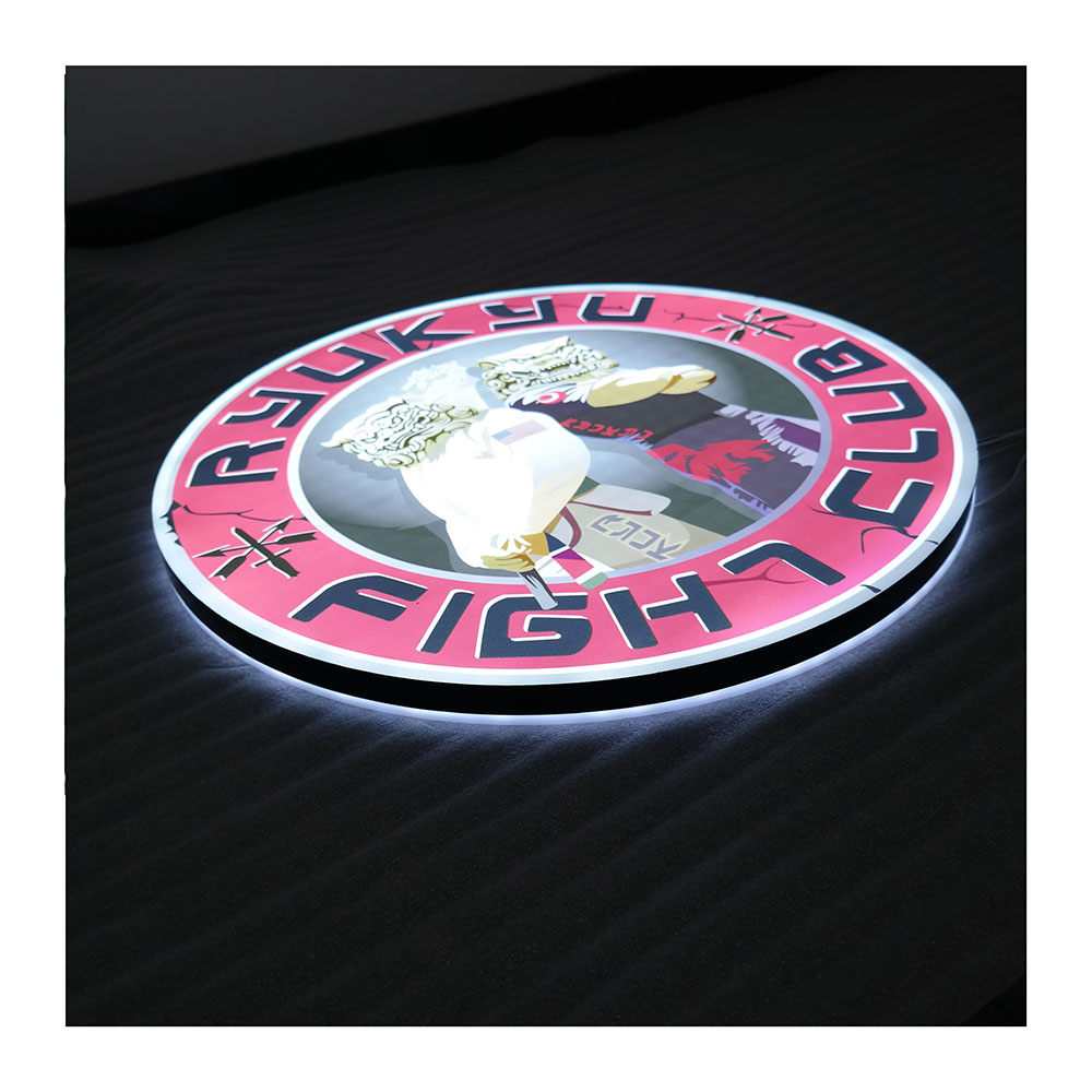 Custom advertising light box 3D Shop Signage wall acrylic advertising glow High Quality Illuminated Sign