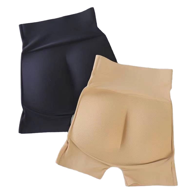 Women's One Piece Butt lifter Control Abdomen High Waist Padded Hip Buttocks Silicone Push Up Postpartum plump Shaper Panties