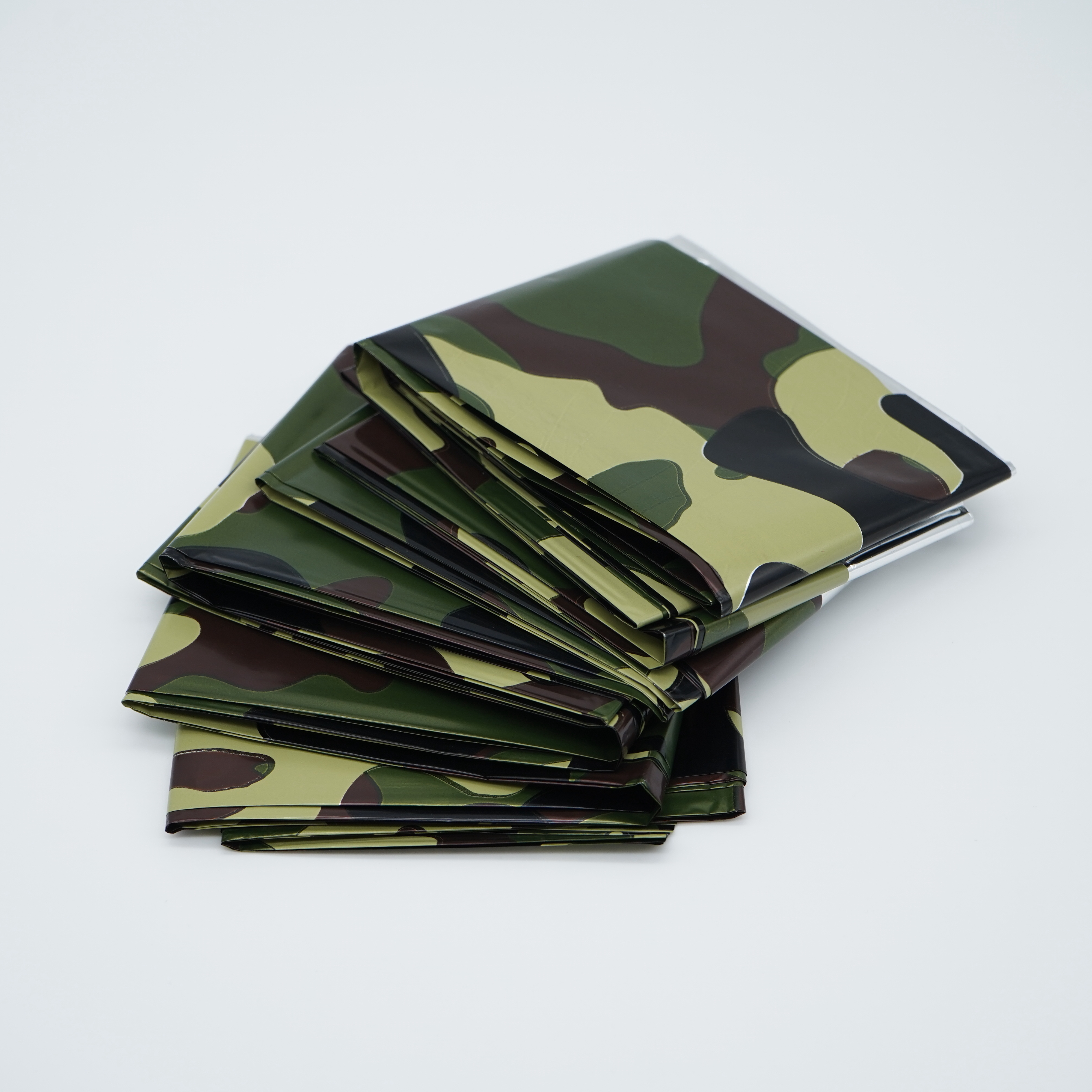 HOT SALE army green and jungle camouflage with CE ISO F/D/A mylar thermal blanket EMERGENCY BLANKET