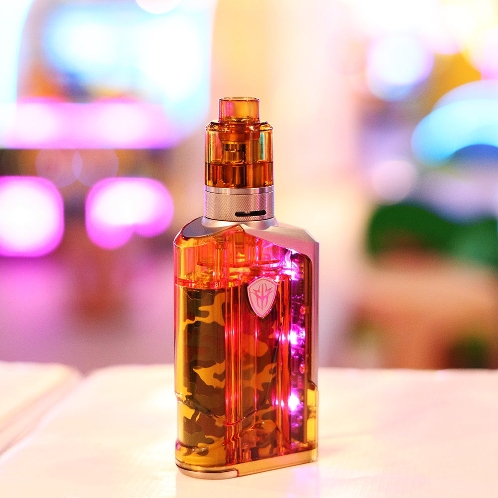 Оригинальный бокс-мод Rincoe Jelly, 228 Вт, комплект электронной сигареты с 4,8 мл Jellytank, внешний Двойной 18650 перезаряжаемый аккумулятор, вейп-мод
