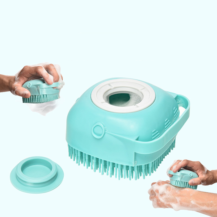 Pet bathing cleaning tool pet bath massage brush bath comb shower massage dog brush