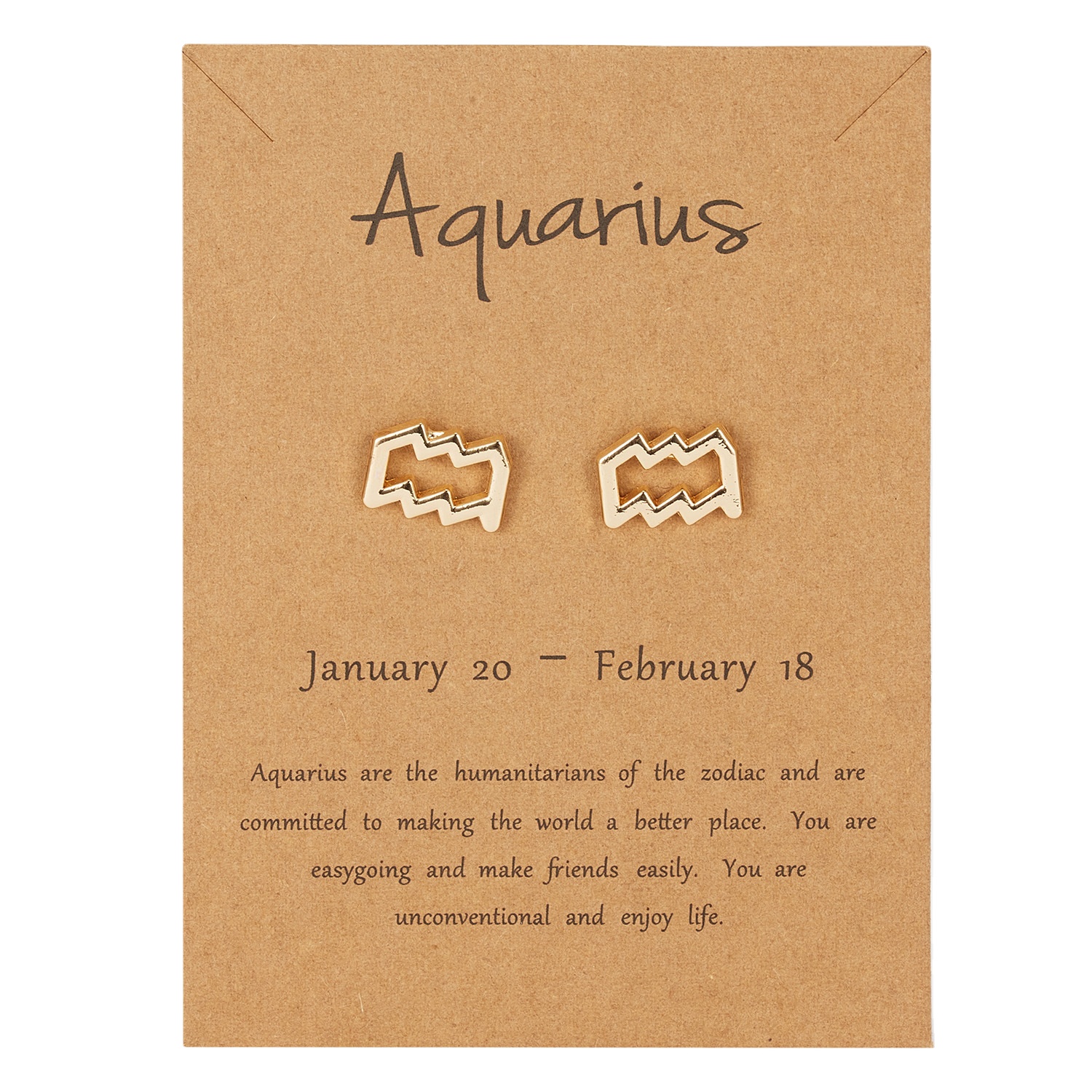 2021 Fashion Party Gold Plated women jewelry 12 Birthday Gift Horoscope Zodiac Stud Earrings