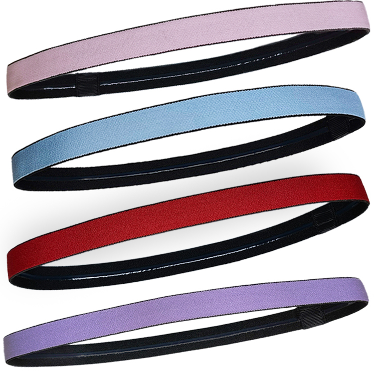 High Cost-Effective Sweat Headband Non Slip Nylon Silicone Headbands sweat for women Sports Headband for men