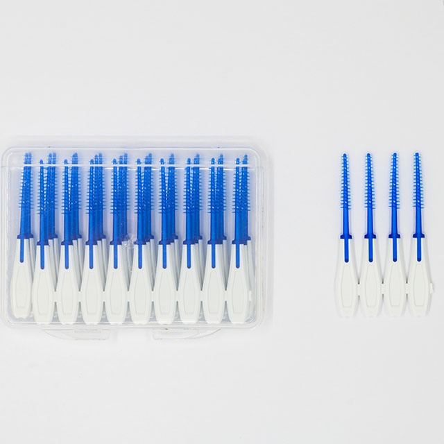 Top Quality Wholesale Price Biodegradable Rubber Soft Picks Rubber interdental brush