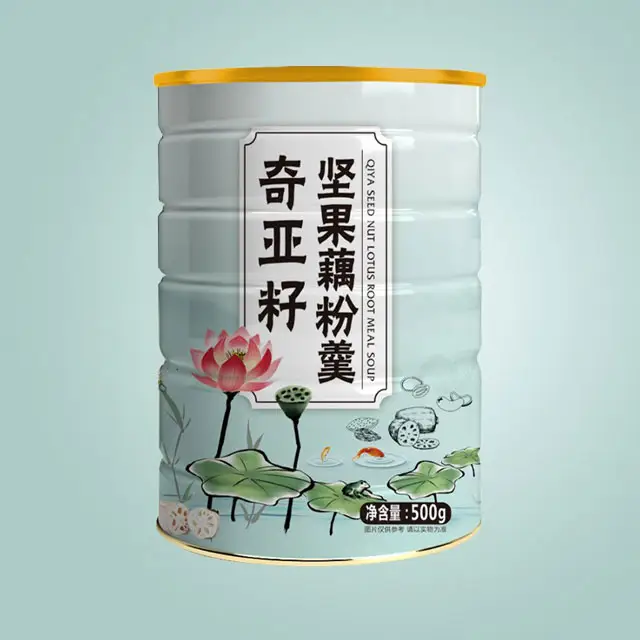 High quality health food factory wholesale customized nutritional breakfast Qiya seed nut lotus root soup