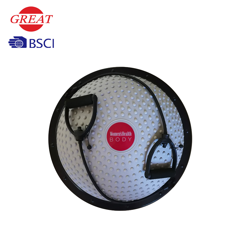 Hot Sale Multifunctional Weighted Gym Stability Anti Burst Exercise Half Yoga Ball