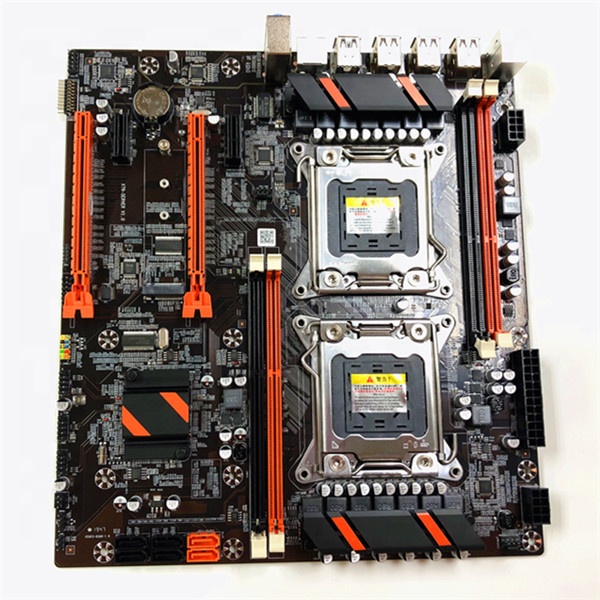 X79 материнская плата с двойным процессором LGA2011 DDR3 4 канала двойной процессор игровая ATX материнская плата