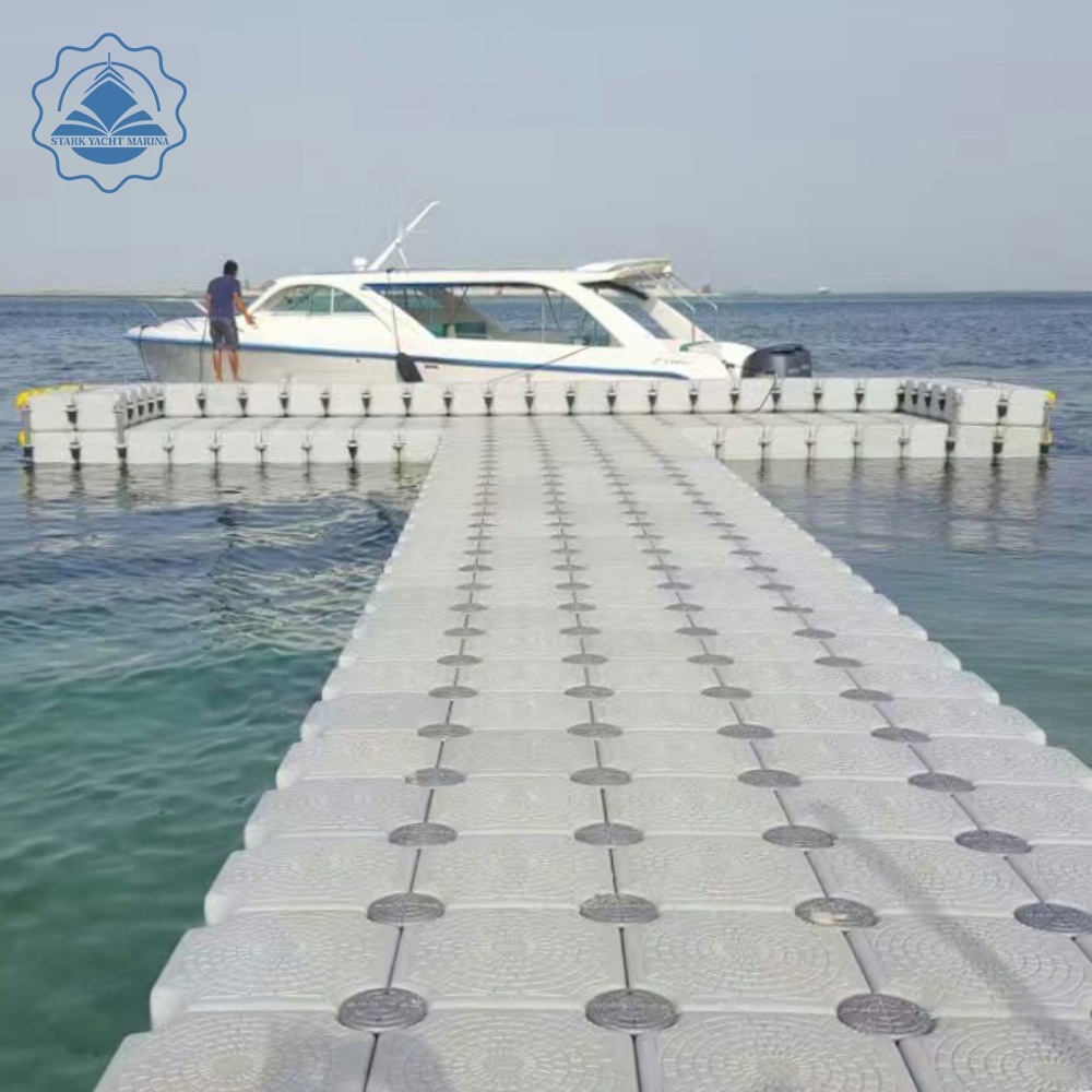 Морские принадлежности, летний поплавок для рыбалки, HDPE, оптовая продажа, прочная двойная плавающая док-станция, плавающие платформы, пластиковые кубики понтона