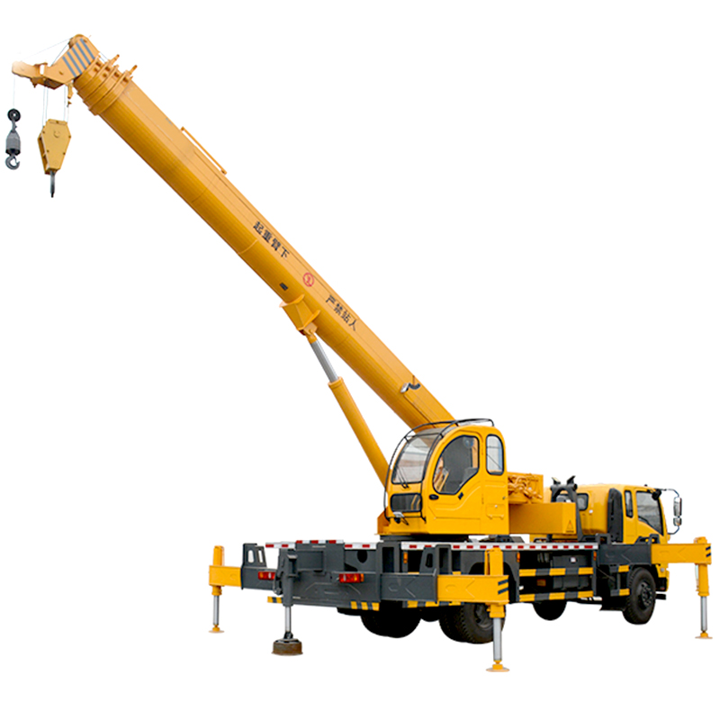 Hydraulic small truck crane drilling crane trucks with crane with basket