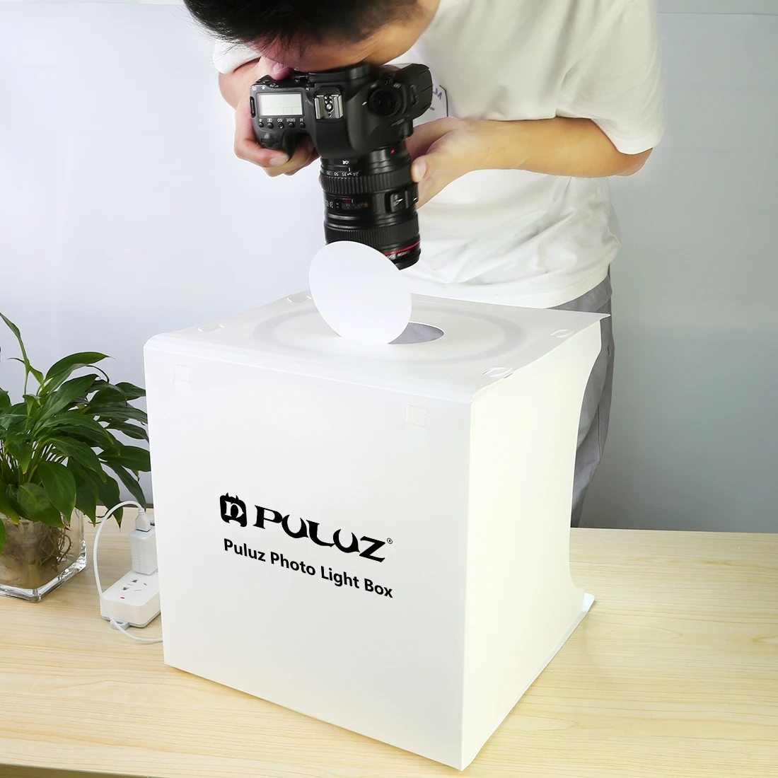 Высокое качество PULUZ 30 см портативный кольцевой свет портативная коробка реквизит для фотостудии с 6 видов цветов фоны