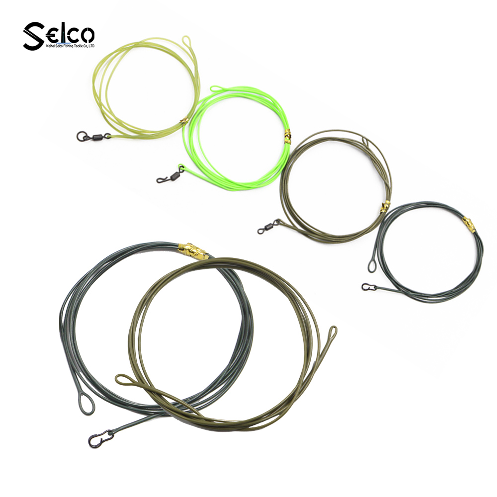 Carp Fishing Line Ready Tied Leadcore Braided Line carp lead with easy clip 1m
